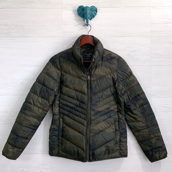 abercrombie and fitch camo jacket